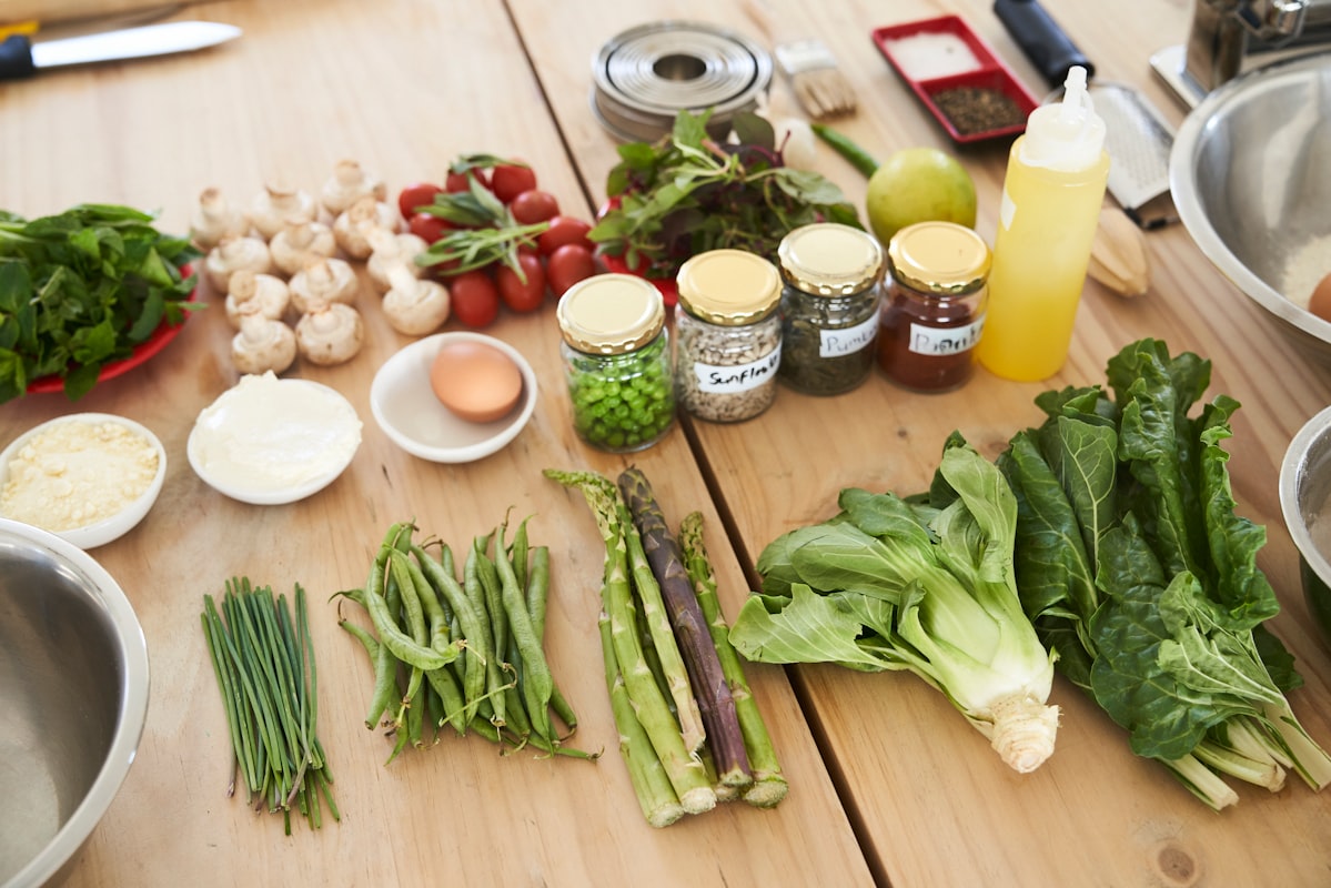 Plant-forward meals with legumes and seasonal produce